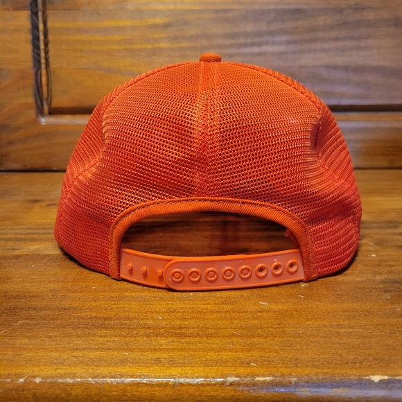 Vintage Production Credit Association Snap Back Trucker Hat with Mesh Patch - Picture 4 of 5